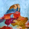 Rebecca Suss. Untitled, 2008. oil on paper. 12.5 x 9.5 inches