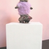 Mary Johnson. Shredder. 2008. Cast Bronze with dog toy pelts. 5 x 4 x 5 inches.