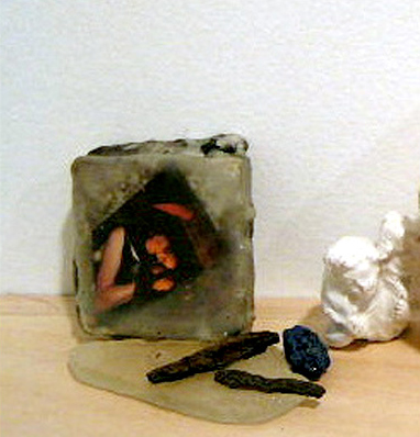 Nancy Sanders. Resin and ceramic figurine.