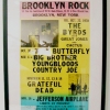 David Driscoll. Framed Brooklyn Rock concert poster.