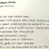 Rosanne Driscoll. Magic Words (after Nalungiag). Excerpt of poem translated from original Inuit.